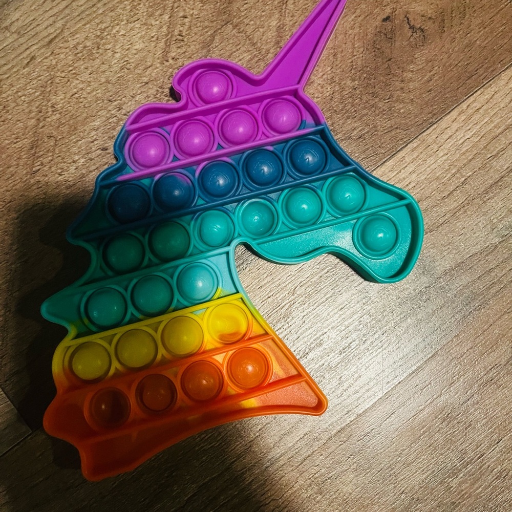 Pop It Fidget Rainbow Color Bundle - Picture 2 of 5